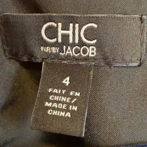 Jacob Print Dress with slightly peplum waist - Picture 3 of 4